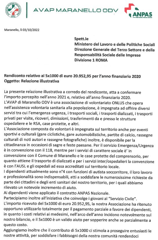 rendiconto rendiconto